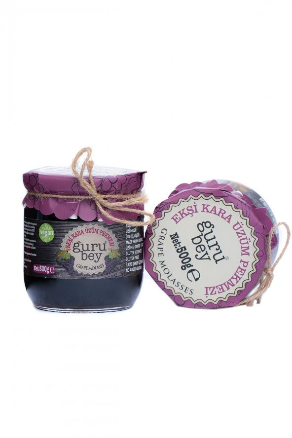 Gurubey Ekşi Kara Üzüm Pekmezi 500 G
