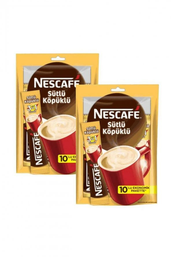 NESCAFE 3Ü 1 ARADA SÜTLÜ KÖPÜKLÜ