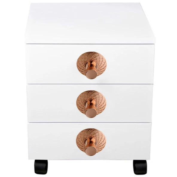 Dinar Mobilya Mutfak Çekmece Dolap Dolabı Kapak Kulpu Kulpları Kulbu 32 Mm Bakır Metal Kulp - Resim 5