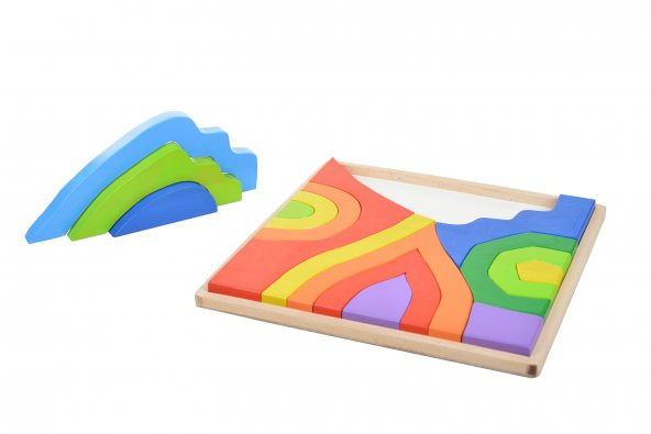 Woodnjoy Dört Element Ahşap Puzzle - 5