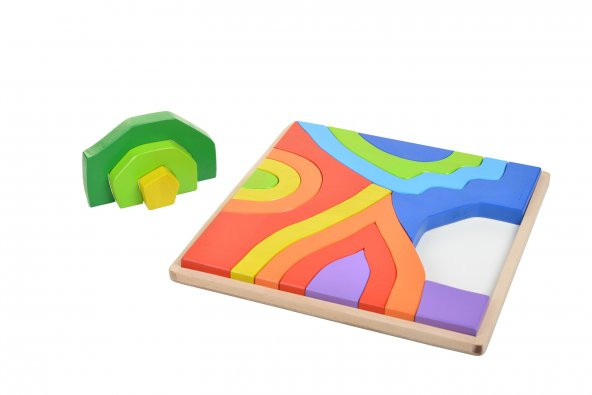 Woodnjoy Dört Element Ahşap Puzzle - 6