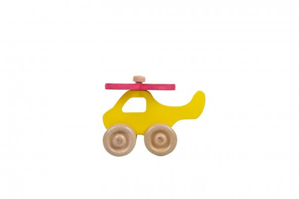 Woodnjoy Hareketli Ahşap Mini Helikopter - 2