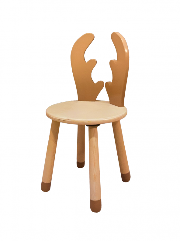 Wood&Joy Renkli Geyik Sandalye - 2