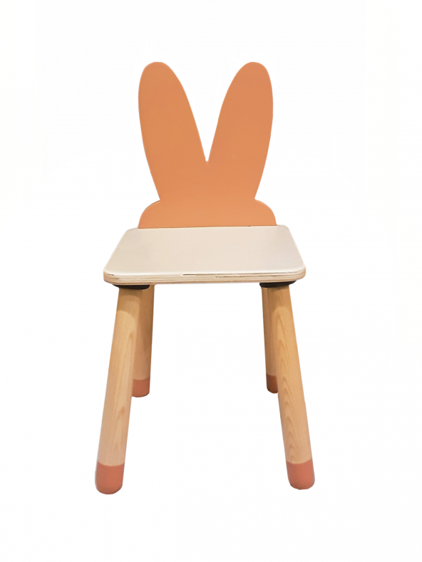 Wood&Joy Renkli Tavşan Sandalye