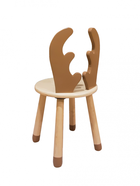 Wood&Joy Renkli Geyik Sandalye - 3