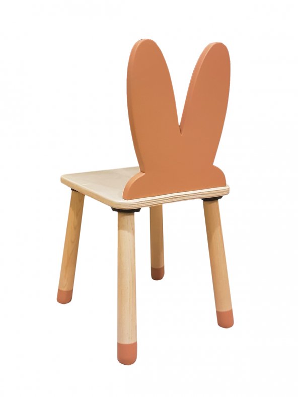 Wood&Joy Renkli Tavşan Sandalye - 3