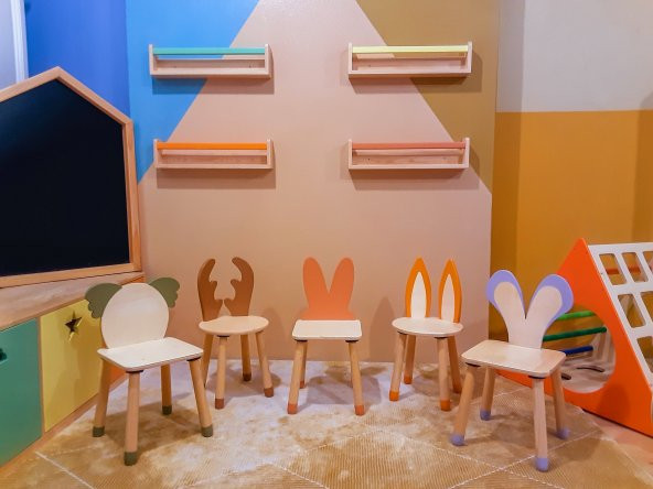 Wood&Joy Renkli Koala Sandalye - 4