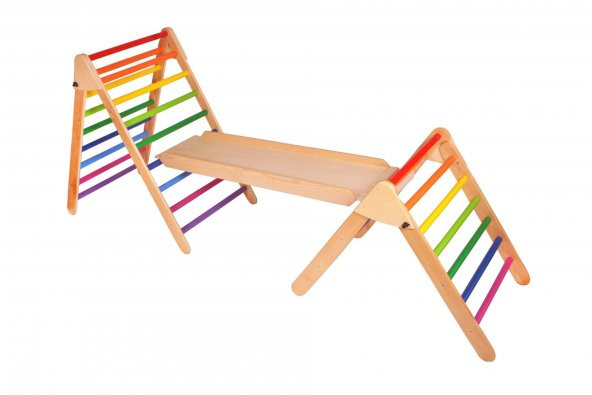 WoodnJoy Ahşap Merdiven Setimiz (3lü Set) - 2