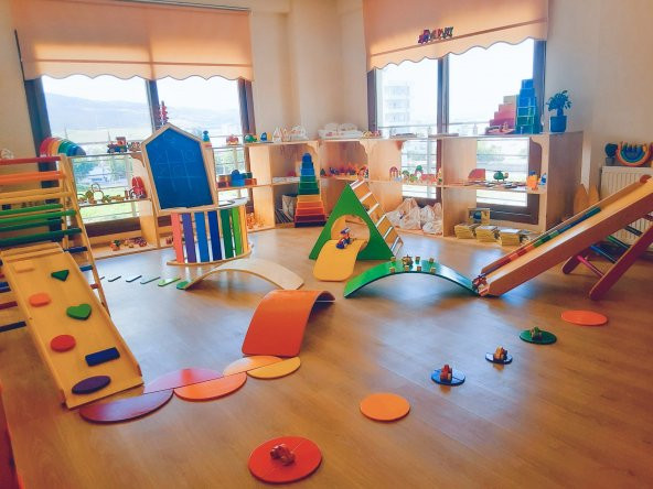 WoodnJoy Ahşap Denge Tahtası (yeşil) - 3