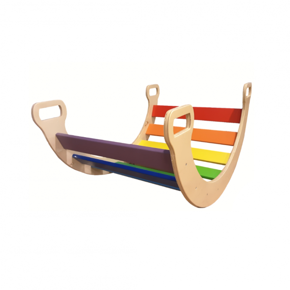 WoodnJoy Ahşap Gökkuşağı Dönence - 3