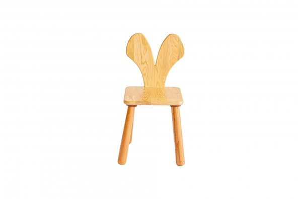 WoodnJoy Ahşap Sandalye (Fare) - 2