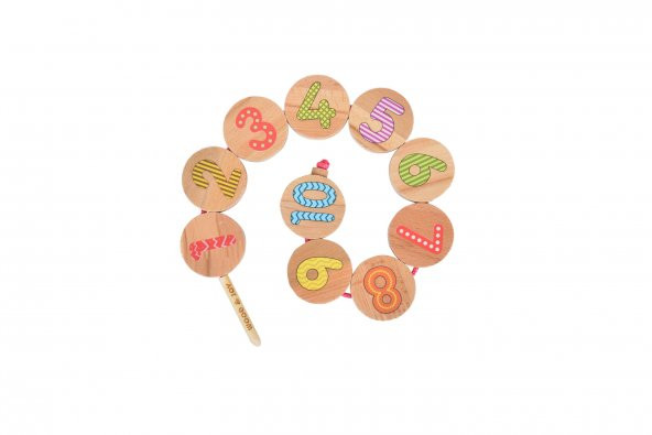Woodnjoy Ahşap Sayı Dizimi - 3