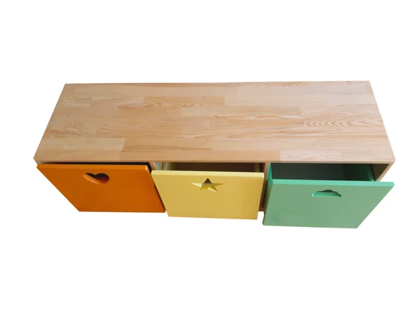 WoodnJoy Dikey Oyuncak Dolap (Ahşap)