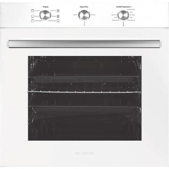 Alveus 6 Program Turbo Ankastre Cam Set - Beyaz - 2