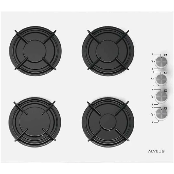 Alveus 6 Program Turbo Ankastre Cam Set - Beyaz - 3