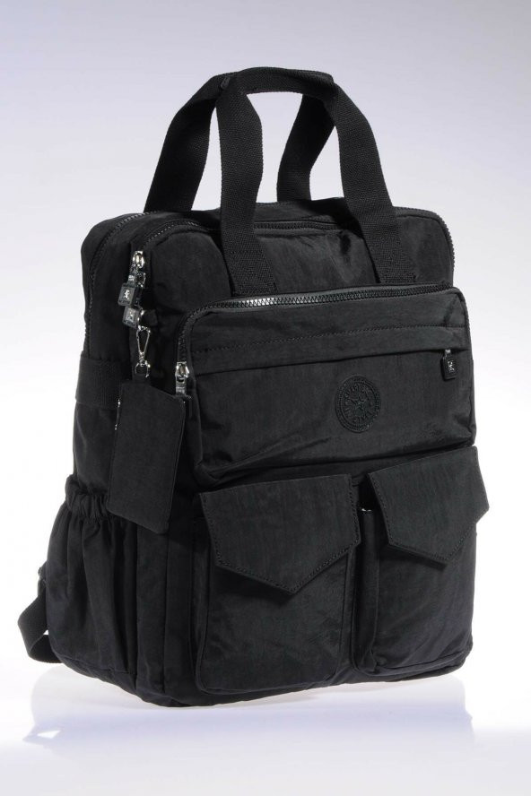 Siyah Kadın Sırt Çantası smb1175-001 - Resim 2