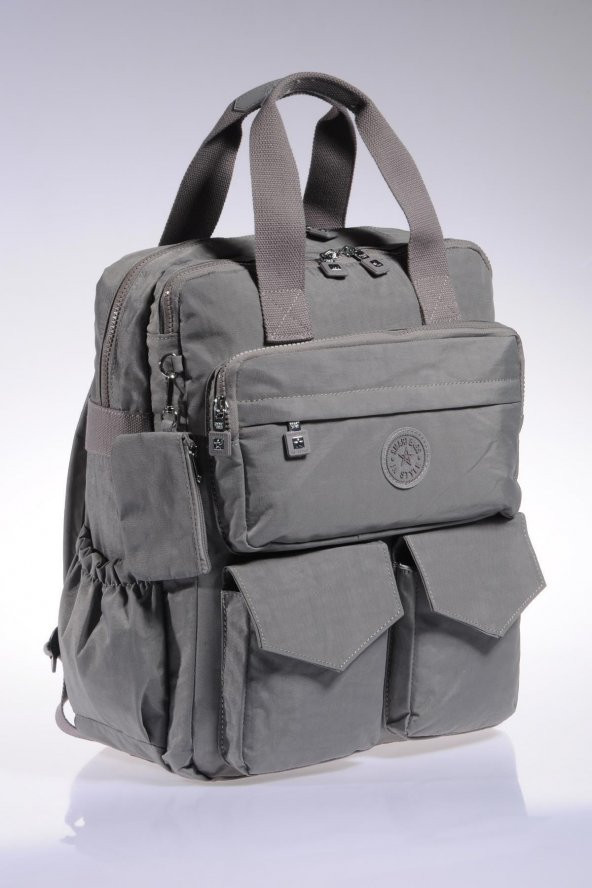 Smb1175-0078 Gri Kadın Sırt Çantası - 2