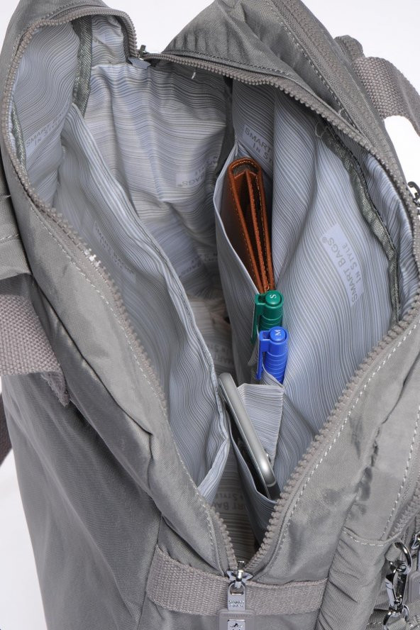 Smb1175-0078 Gri Kadın Sırt Çantası - 5