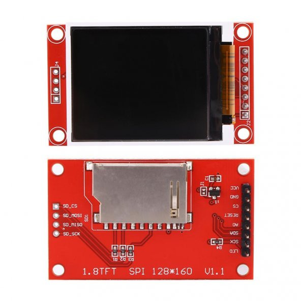 1.8 inç SPI TFT LCD Ekran Modülü ST7735 128x160 51/AVR/STM32/ARM 8/16 bit - 2