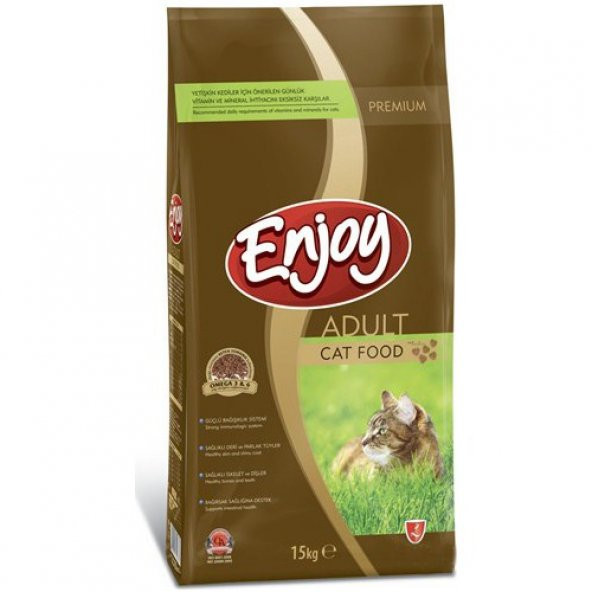 Enjoy Tavuklu Yetişkin Kedi Maması 15 Kg