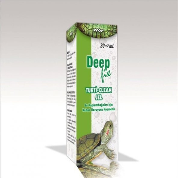 Deep Fix Turti Clean Jel (Kaplumbağa Bakım Jeli ) 30 Ml