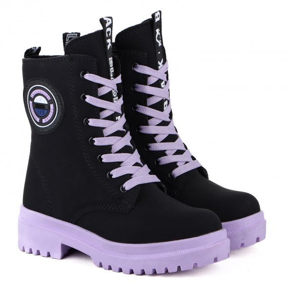 Vojo 7255 Rahat Sıcak Astarlı Fermuarlı Kız Çocuk Botu - 2