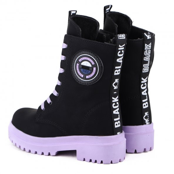 Vojo 7255 Rahat Sıcak Astarlı Fermuarlı Kız Çocuk Botu - 4