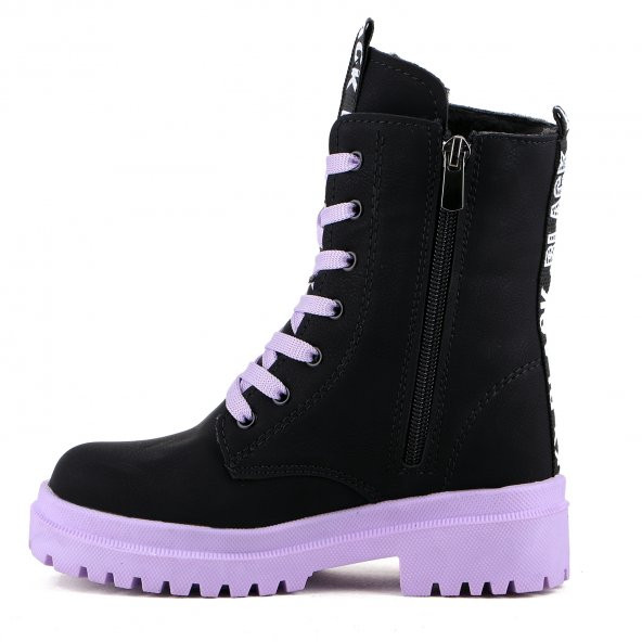 Vojo 7255 Rahat Sıcak Astarlı Fermuarlı Kız Çocuk Botu - 6