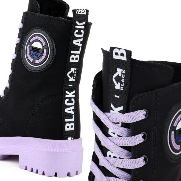 Vojo 7255 Rahat Sıcak Astarlı Fermuarlı Kız Çocuk Botu - 8