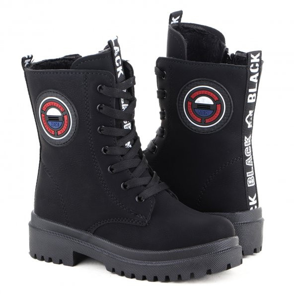 Vojo 7255 Rahat Sıcak Astarlı Fermuarlı Kız Çocuk Botu - 10