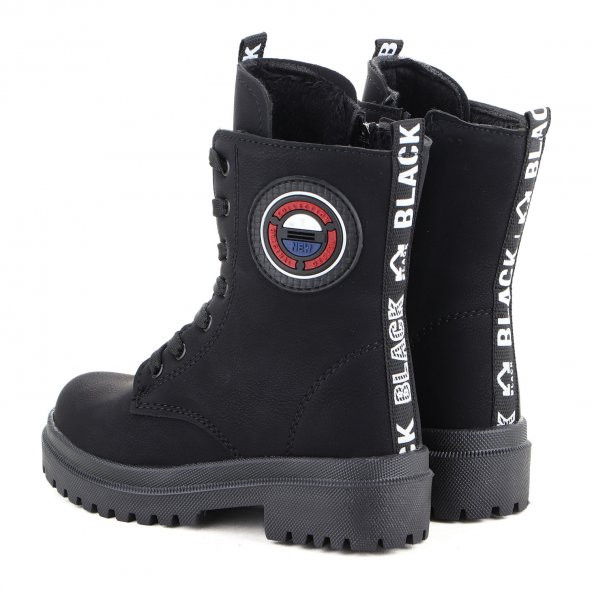 Vojo 7255 Rahat Sıcak Astarlı Fermuarlı Kız Çocuk Botu - 12