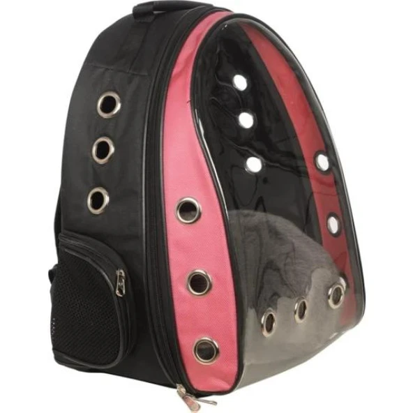 Şeffaf Astronot Kedi Köpek Taşıma Çantası 42 x 22 x 33 cm Renkli - 5