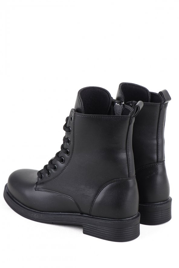 Vojo 0307 Rahat Taban Fermuarlı Kadın Bot 2 Renk - 4