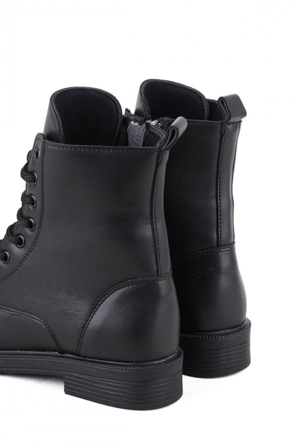 Vojo 0307 Rahat Taban Fermuarlı Kadın Bot 2 Renk - 6