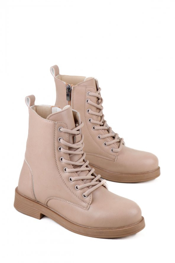 Vojo 0307 Rahat Taban Fermuarlı Kadın Bot 2 Renk - 7