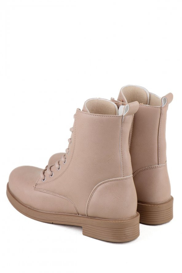 Vojo 0307 Rahat Taban Fermuarlı Kadın Bot 2 Renk - 10