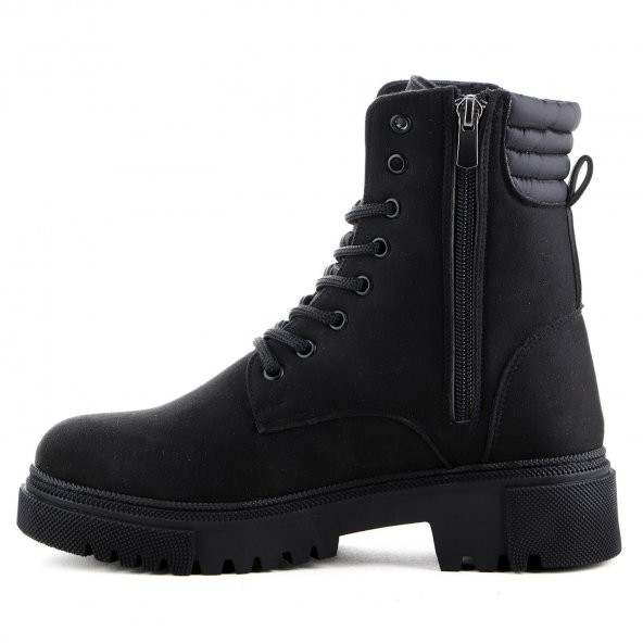 M.P. 222-2747 Rahat Taban Sıcak Astar Fermuarlı Kadın Bot - 5