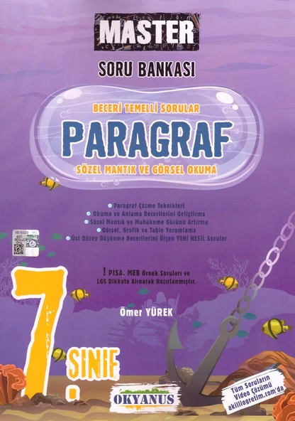OKYANUS 7.SINIF MASTER PARAGRAF SORU BANKASI