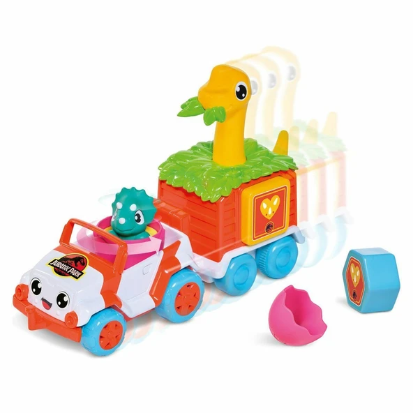 73253 Tomy - Jurassic World Dino Kurtarma Aracı - Toomies +12 ay - Resim 5