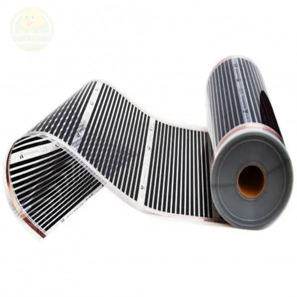 Karbon Isıtıcı Film 50x80 Cm Hazır Kablolu Fişli Kafes Kümes Zemin Ofis Oda Ayak Isıtıcı - 4