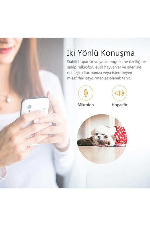 IMOU IPC-TA22CP-D 2 MP İç Ortam PT Kamera (Ranger 2c) İnsan Algılama, Hareket Algılama, Bölge Yapılandırma,  355° Yatay Hareket  -5°~80° Dikey Hareket, Akıllı Takip,  Gizlilik - 5