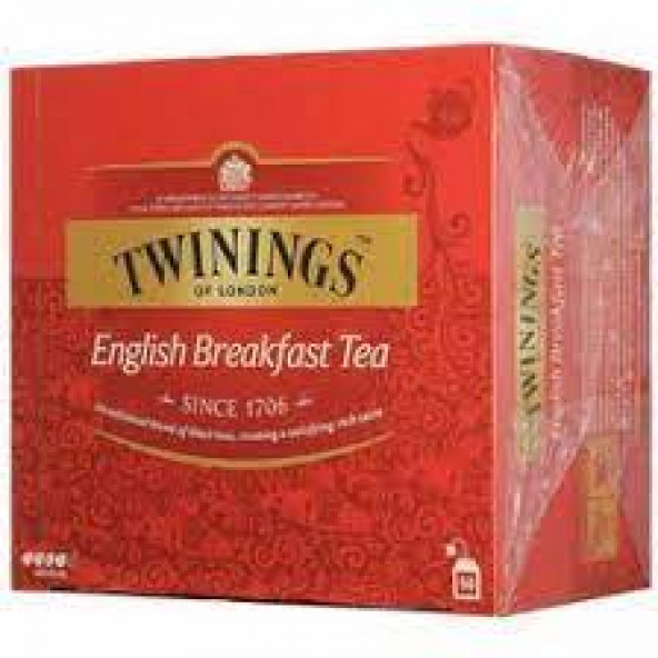 Twinings of London English Breakfast Tea 50'li