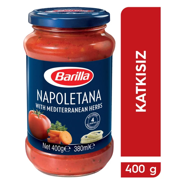 Barilla Napoletana Katkısız Makarna Sosu 400 Gr