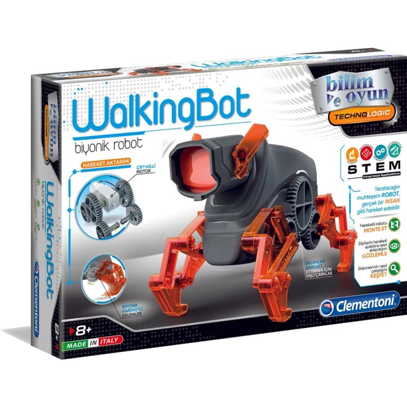 Clementoni Robotik Laboratuvarı - Walkingbot Lisanslı Orjınal Ürün