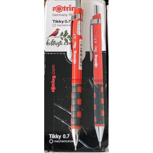 Rotring Versatil Kalem Tikky 0.7 mm Bandrollü Kırmızı