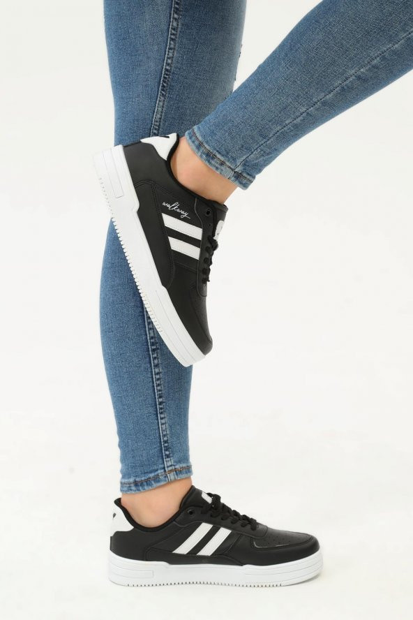Walkway Sandy Siyah-Beyaz Unisex Sneaker