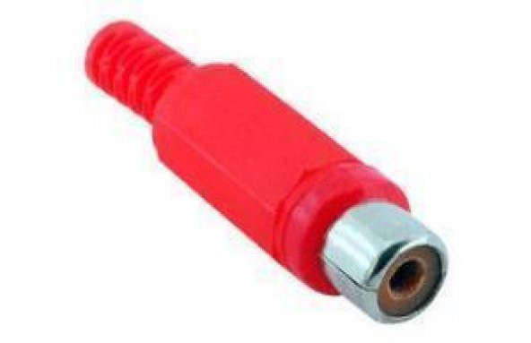 RCA Dişi Jack Kırmızı ürün görseli