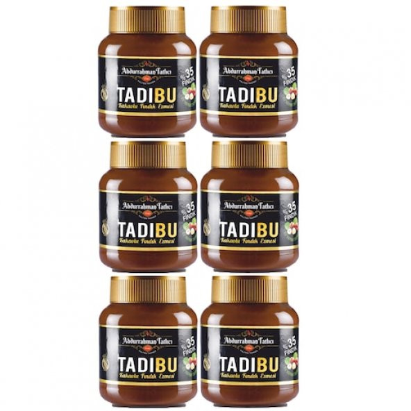 Abdurrahman Tatlıcı Tadıbu Kakaolu Fındık Ezmesi 6 x 330 G