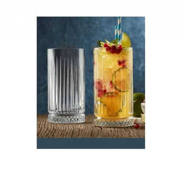 Paşabahçe 520445 Elysia Long Drink 4lü Su Meşrubat Bardağı 365 cc