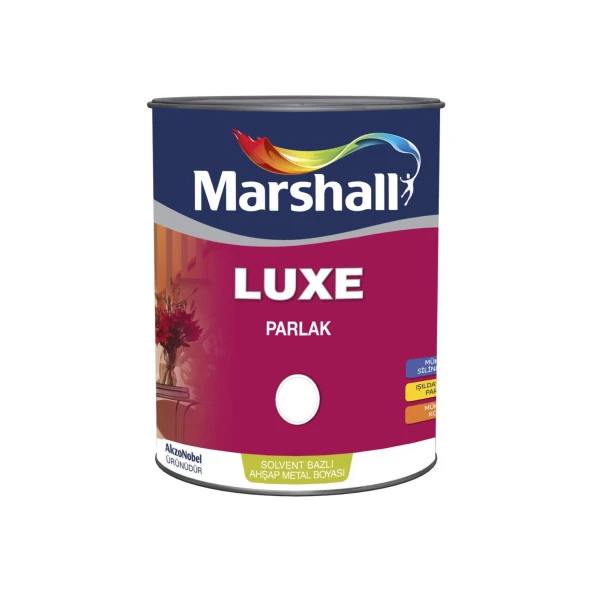 Marshall Luxe Parlak Yağlı Boya Beyaz 0.75 Lt (1 KG)